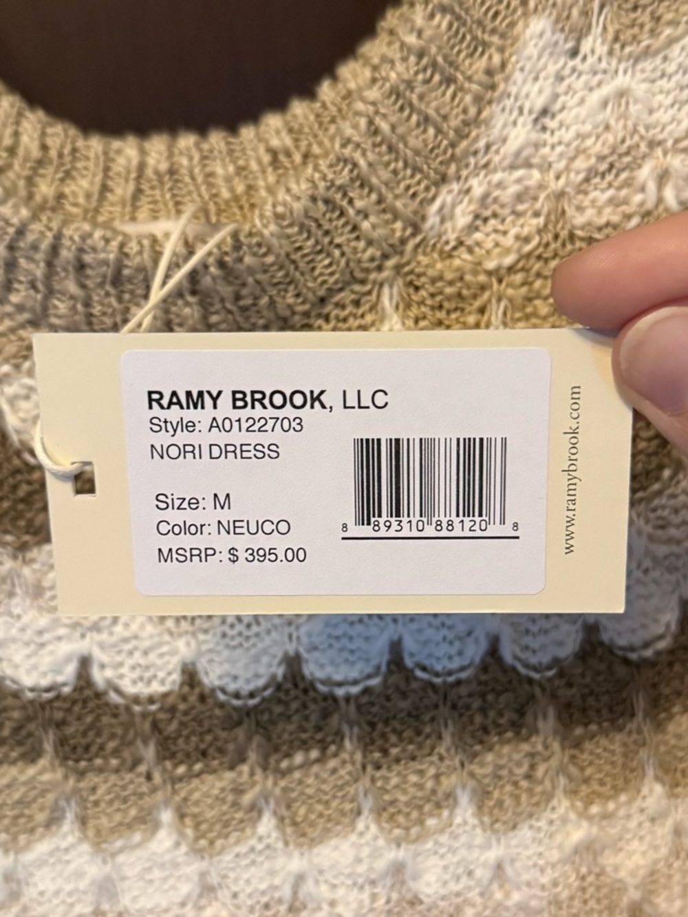 NWT Ramy Brook Nori Knit Midi Dress Medium - Picture 6 of 6
